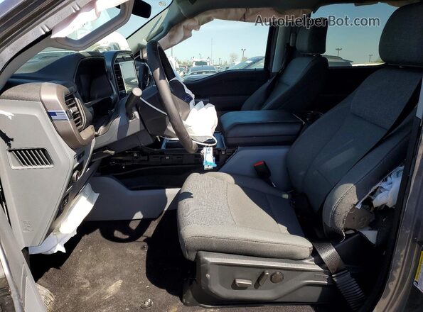 1FTFW3L53TKD06135 2025 FORD F150 Gray Widok wnętrza z przodu