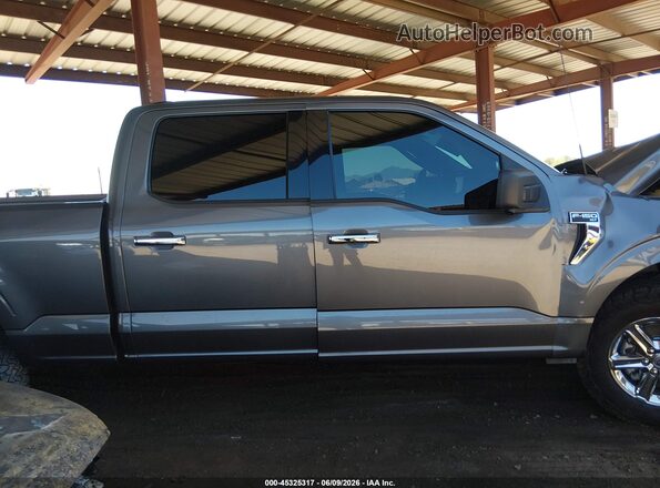 1FTFW3L54RKE11551 2024 FORD F150 Серый Вид задней части салона