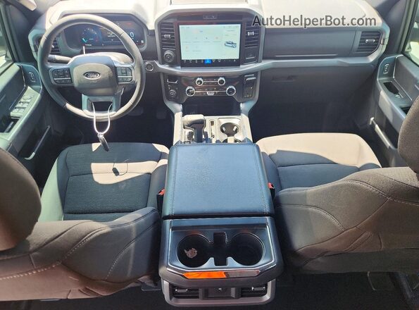 1FTFW3L56SFB61549 2025 FORD F150 Gray Вид панелі приладів