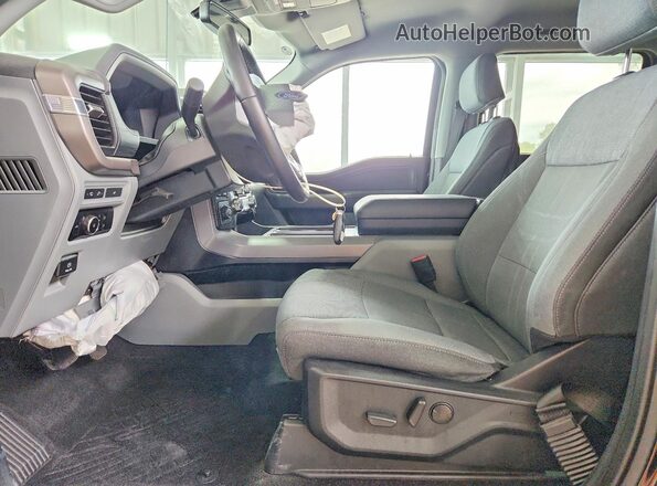 1FTFW3L58RKE45377 2024 FORD F150 Black წინა სალონის ხედი
