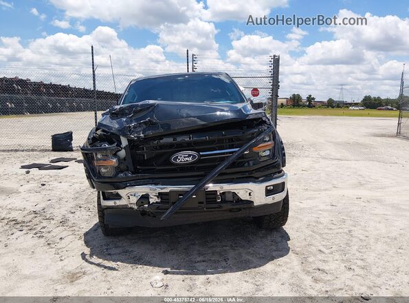 1FTFW3L58RKF25956 2024 FORD F150 Black Սալոնի հետևի տեսք
