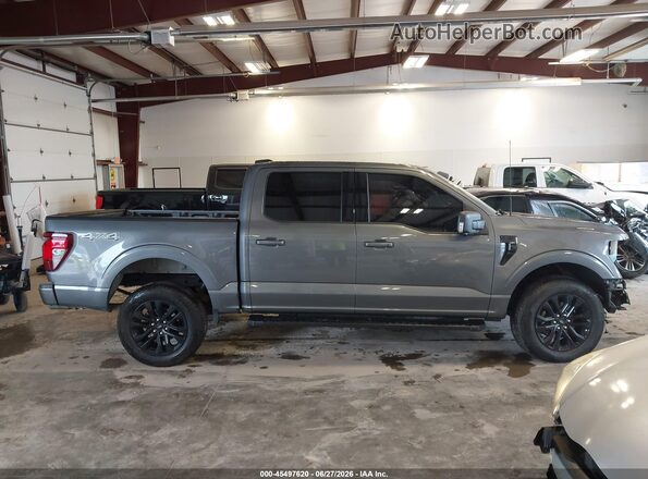 1FTFW3L59SFB79401 2025 FORD F150 Gray სალონის 360-გრადუსიანი ხედი