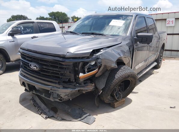 1FTFW3L5XRKE28399 2024 FORD F150 Серый Передняя левая четверть
