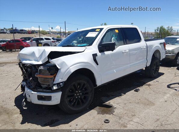 1FTFW3L82RFA07666 2024 FORD F150 White წინა მარცხენა ხედი სამი მეოთხედიდან