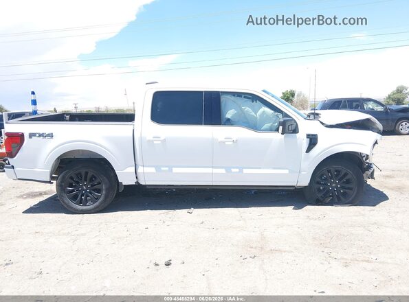 1FTFW3L82RFA07666 2024 FORD F150 White უკანა სალონის ხედი