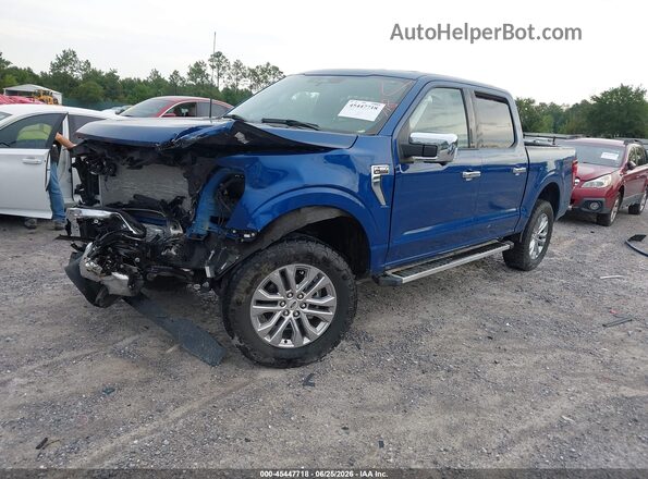 1FTFW3L82RKF05048 2024 FORD F150 Blue Vista tres cuartos delantera izquierda