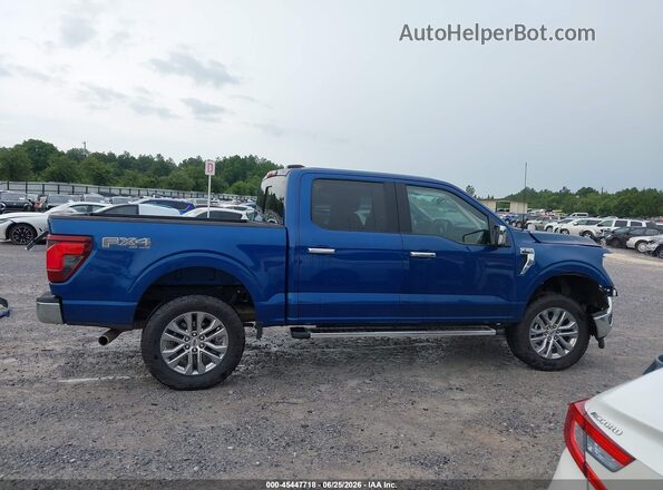 1FTFW3L82RKF05048 2024 FORD F150 Blue Vista interior de 360 grados