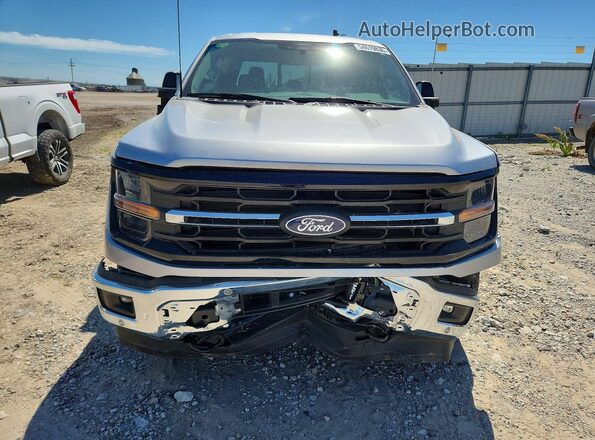 1FTFW3L84RFA33413 2024 FORD F150 Silver Front view