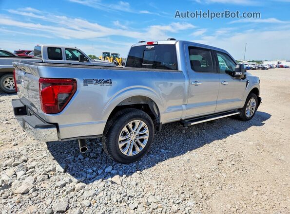 1FTFW3L84RFA33413 2024 FORD F150 Silver Rear right