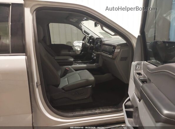 1FTFW3L84RKF35202 2024 FORD F150 Gray Vista interior delantera