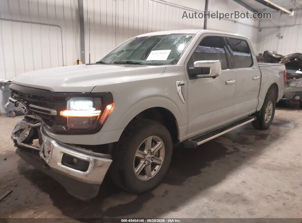 1FTFW3L84RKF35202 2024 FORD F150 Gray Vista tres cuartos delantera izquierda