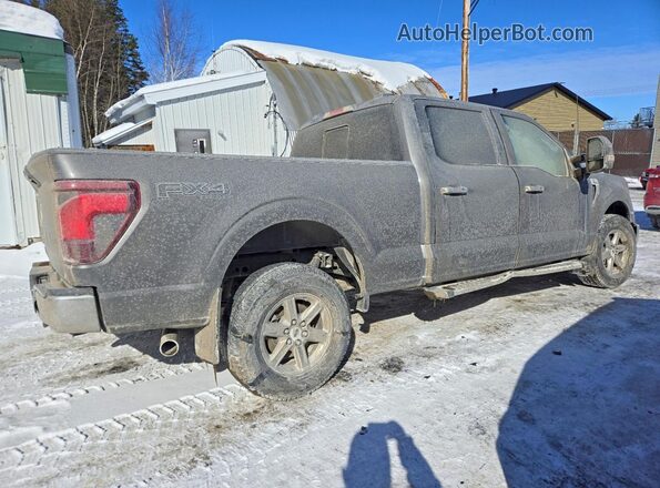 1FTFW3L85RKD34473 2024 FORD F150 Gray Rear right