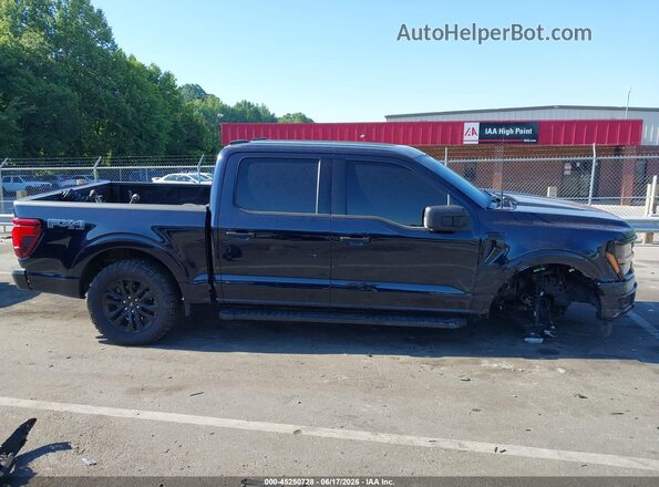1FTFW3L88RFB51271 2024 FORD F150 Dark Blue Սալոնի 360 աստիճան տեսք