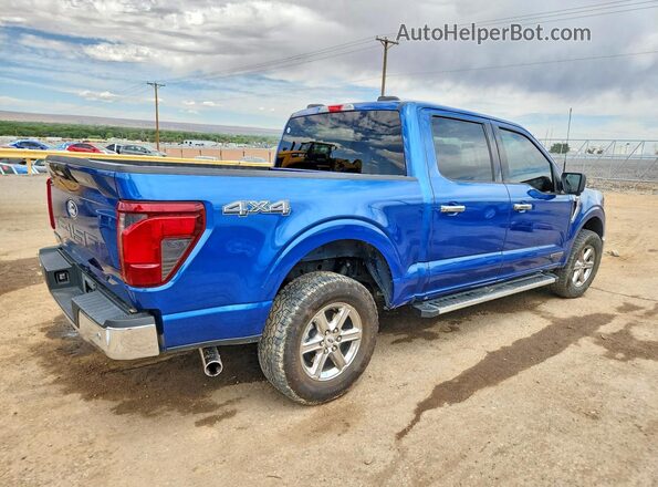 1FTFW3LD0RFA49296 2024 FORD F150 Blue უკანა მარჯვენა