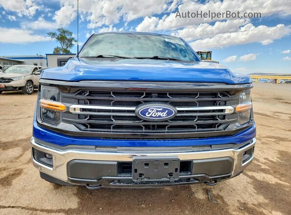 1FTFW3LD0RFA49296 2024 FORD F150 Blue წინა ხედი
