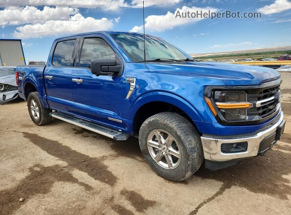 1FTFW3LD0RFA49296 2024 FORD F150 Blue წინა მარჯვენა