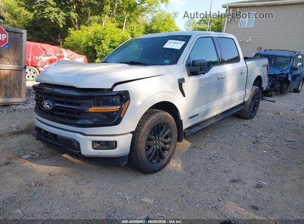1FTFW3LD0RFB76405 2024 FORD F150 Gray წინა მარცხენა ხედი სამი მეოთხედიდან