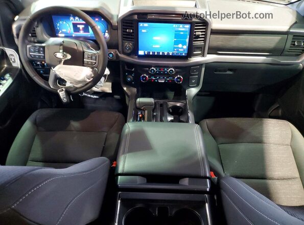 1FTFW3LD0SFA09967 2025 FORD F150 Gray Dashboard view