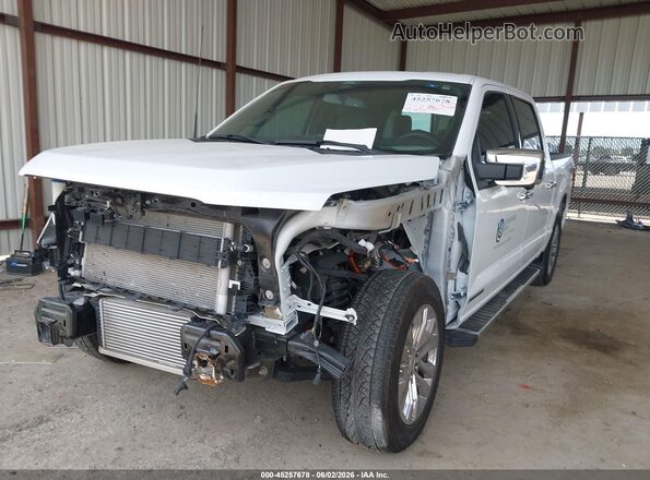 1FTFW3LD1RFA08854 2024 FORD F150 White Առջևի ձախ երեք քառորդ տեսարան