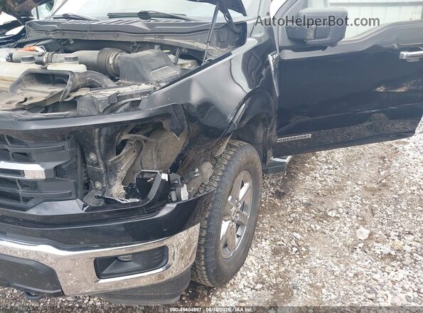1FTFW3LD2RFA72580 2024 FORD F150 Black Front view