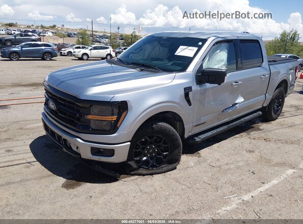 1FTFW3LD4RFA61919 2024 FORD F150 Silver Передня ліва чверть