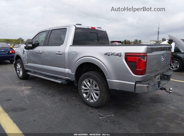1FTFW3LD6RFA86160 2024 FORD F150 Silver Trasero izquierdo