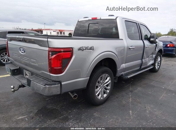 1FTFW3LD6RFA86160 2024 FORD F150 Silver Trasero derecho