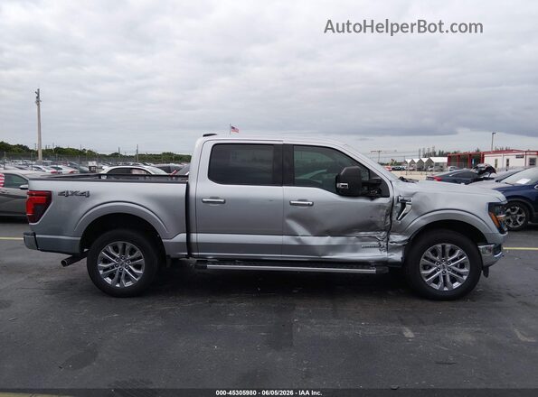 1FTFW3LD6RFA86160 2024 FORD F150 Silver Vista interior trasera