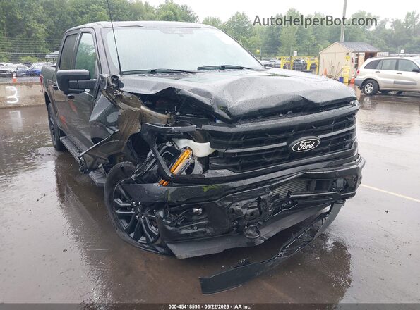 1FTFW3LD6RFB66977 2024 FORD F150 Black Front view