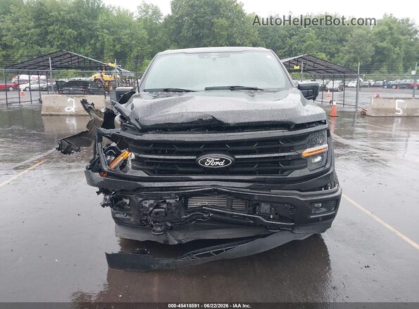 1FTFW3LD6RFB66977 2024 FORD F150 Black Instrument cluster view