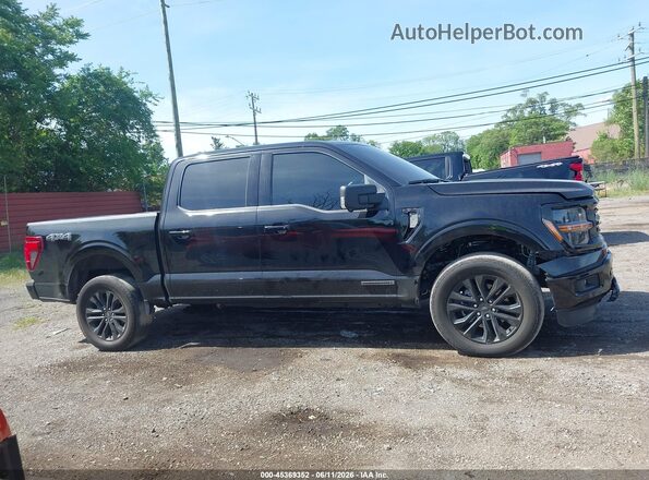 1FTFW3LD6RFB98182 2024 FORD F150 Black Սալոնի հետևի տեսք