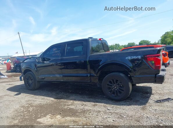 1FTFW3LD6RFB98182 2024 FORD F150 Black Սալոնի 360 աստիճան տեսք