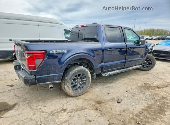 1FTFW3LD8RFA78674 2024 FORD F150 Blue Rear right