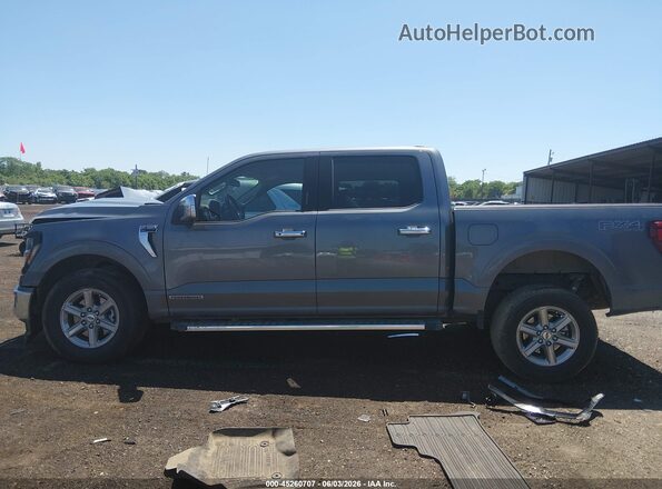 1FTFW3LD8RFB26738 2024 FORD F150 Gray Սալոնի 360 աստիճան տեսք
