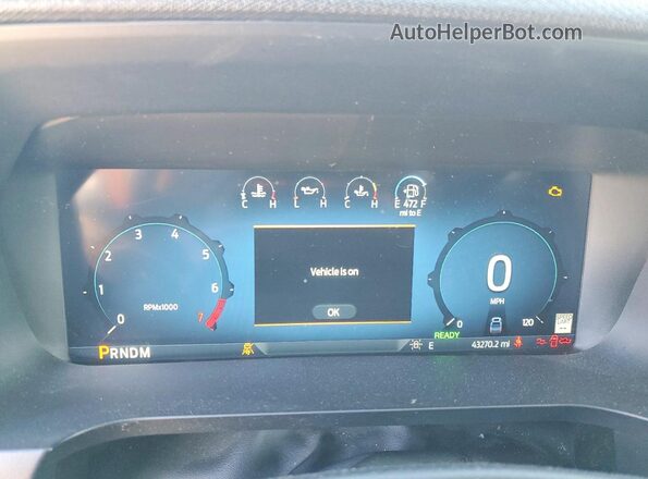 1FTFW3LD9RFA20816 2024 FORD F150 Silver Vista del cuadro de instrumentos