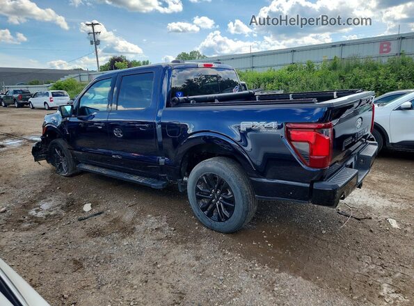 1FTFW3LD9RFA42962 2024 FORD F150 Синий Задняя левая четверть