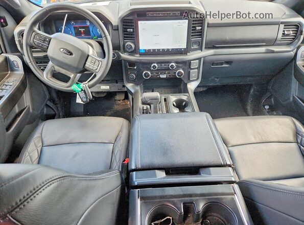 1FTFW3LD9RFA42962 2024 FORD F150 Синий Вид панели приборов