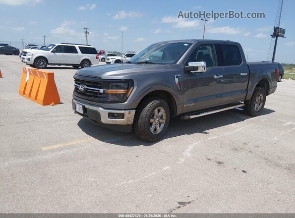 1FTFW3LD9SFA94923 2025 FORD F150 Gray წინა მარცხენა ხედი სამი მეოთხედიდან