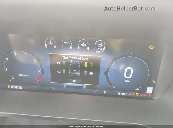 1FTFW3LD9SFA94923 2025 FORD F150 Gray უკანა სავარძლების ხედი