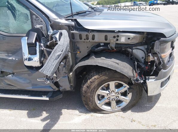 1FTFW3LD9SFA94923 2025 FORD F150 Gray უკანა სალონის ხედი