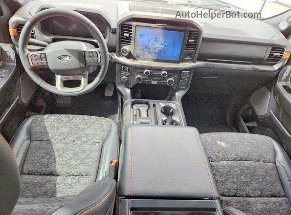 1FTFW4L5XSFC06823 2025 FORD F150 Black Առջևի վահանակի տեսք