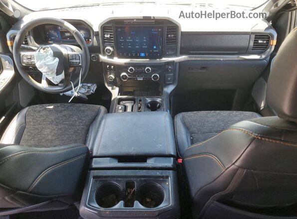1FTFW4L87SFA14642 2025 FORD F150 Black Առջևի վահանակի տեսք