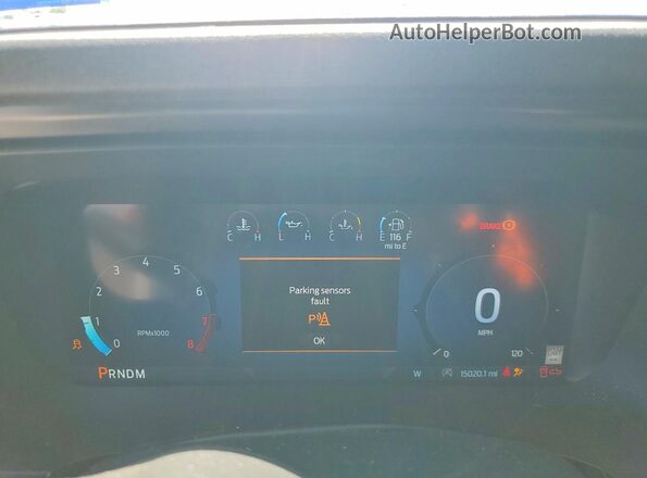 1FTFW5L50SFB08096 2025 FORD F150 Silver Вид щитка приладів