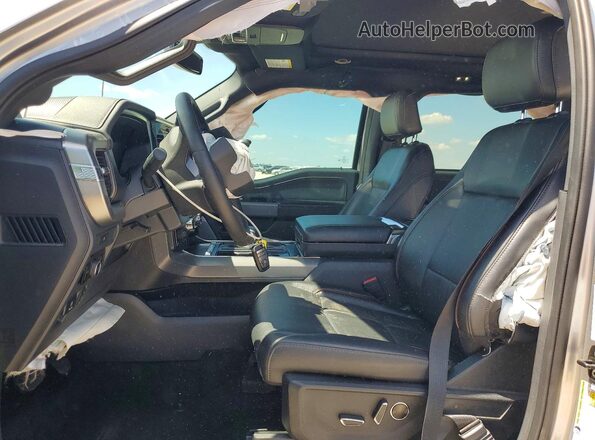 1FTFW5L50SFB08096 2025 FORD F150 Silver Вид салону спереду