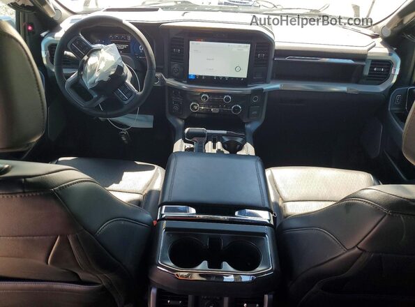 1FTFW5L50SFB08096 2025 FORD F150 Silver Вид панелі приладів