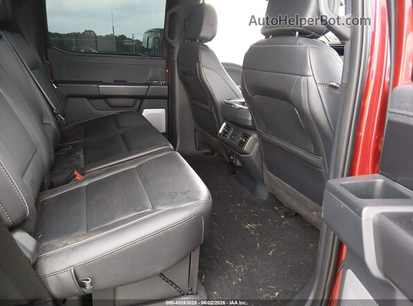 1FTFW5L54SFB45863 2025 FORD F150 Red VIN sticker view