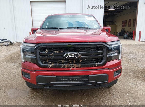 1FTFW5L54SFB45863 2025 FORD F150 Red Instrument cluster view