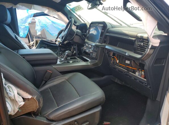 1FTFW5L55SKE97860 2025 FORD F150 Blue Vista interior delantera