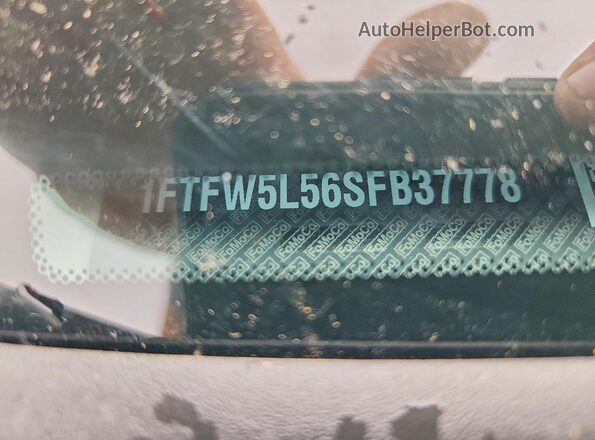 1FTFW5L56SFB37778 2025 FORD F150 Белый Вид подкапотного пространства