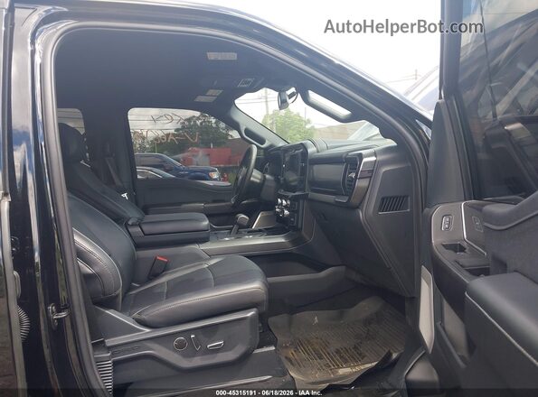 1FTFW5L56TFA68138 2026 FORD F150 Black Widok wnętrza z przodu